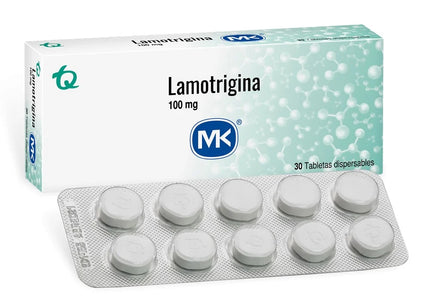Lamotrigina 100 Mg 30 Tabletas P52740