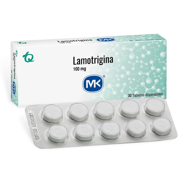 Lamotrigina 100 Mg 30 Tabletas P52740