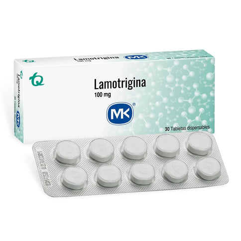 Lamotrigina 100 Mg 30 Tabletas P52740