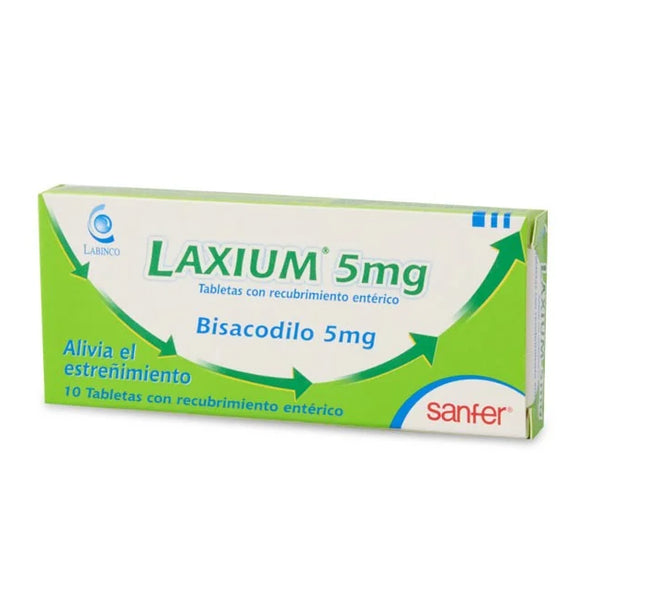 LAXIUM 5 MG 10 TABLETAS