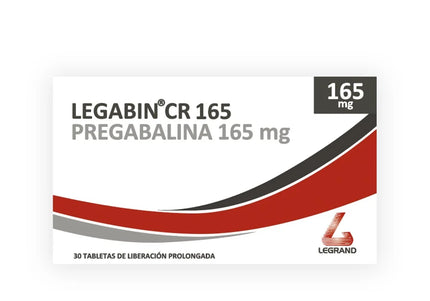 Legabin Cr 165 Mg 30 Tabletas