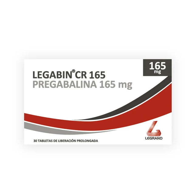 Legabin Cr 165 Mg 30 Tabletas