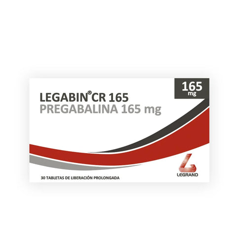 Legabin Cr 165 Mg 30 Tabletas
