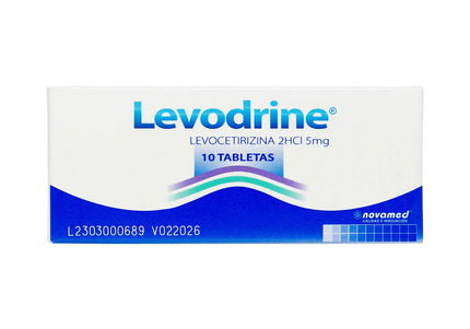 Levodrine Levocetirizina 5 Mg 10 Tbs