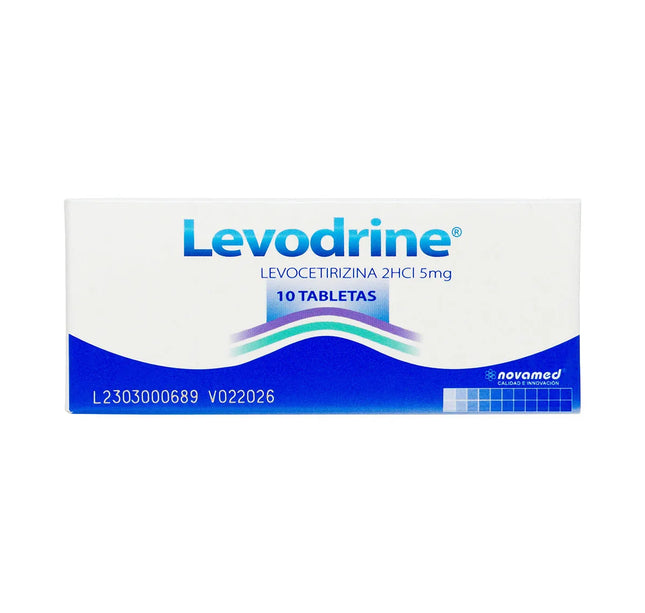Levodrine Levocetirizina 5 Mg 10 Tbs
