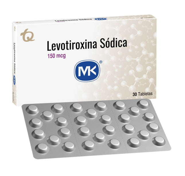 Levotiroxina 150 Mg 30 Tbs