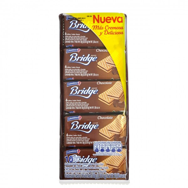 Galleta Bridge Chocolate 10 Und