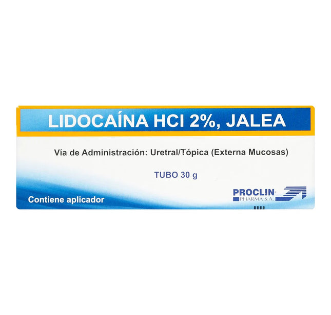 Lidocaina Hcl 2% Jalea Esteril 30 G