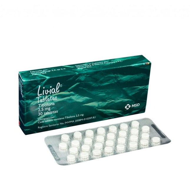 Livial 2.5 Mg 30 Tabletas