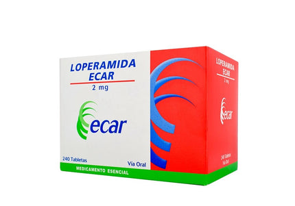 Loperamida 2 Mg 240 Tabletas Ecar