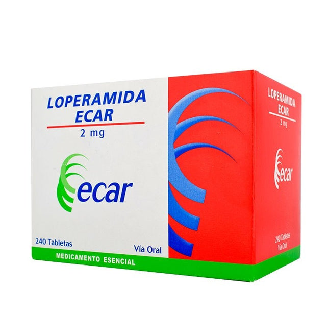 Loperamida 2 Mg 240 Tabletas Ecar