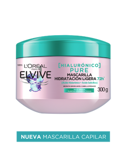 Mascarilla Elvive Hidra Hialuronico Pure 300G