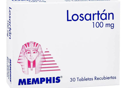 Losartan 100 Mg 30 Tabletas Mp