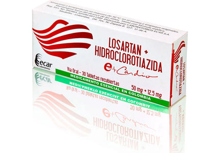 Losartan 50 Mg 30 Tbs Ecar