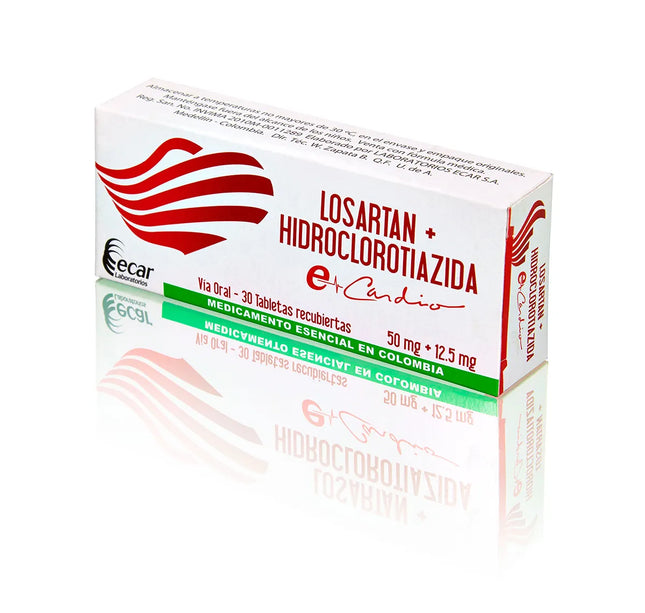 Losartan 50 Mg 30 Tbs Ecar