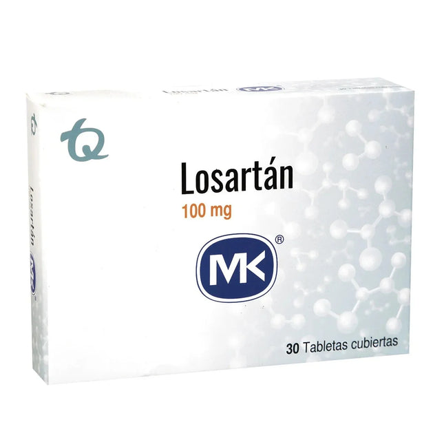 Losartan 100 Mg 30 Tbs Mk