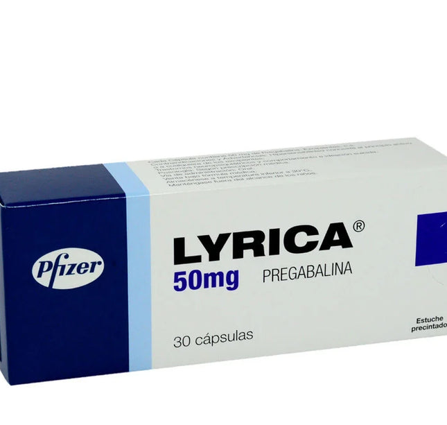 Lyrica 50 Mg 30 Capsulas