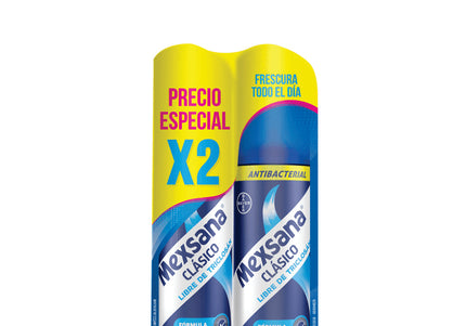 2 Desodorante Mexsana Clásico Spray 260 Ml