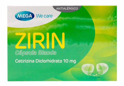 Mega We Care Zirin 50 Capsulas Blandas