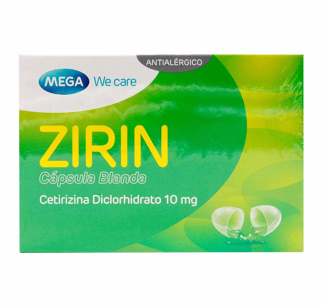 Mega We Care Zirin 50 Capsulas Blandas