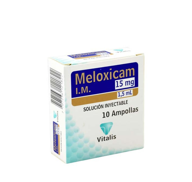 Meloxicam 15 Mg/1.5 Ml 10 Ampollas Vt