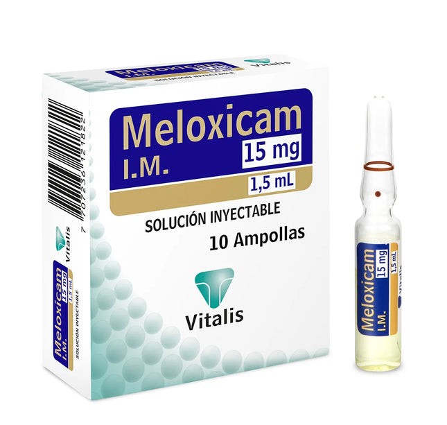 Meloxicam 15Mg/1.5Ml 1 Ampolla Vt