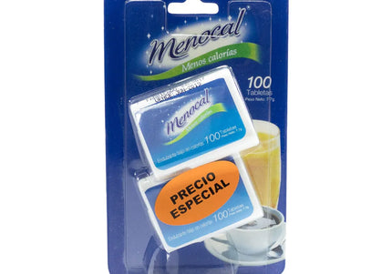 Menocal Stevia 100 Tbs Pague 1 Lleve 2