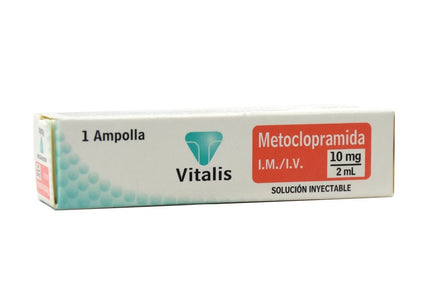 Metoclopramida 10 Mg/2 Ml 1 Ampolla Vt