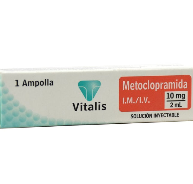 Metoclopramida 10 Mg/2 Ml 1 Ampolla Vt