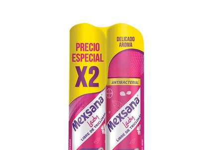 2 Talco Mexsana Lady Spray 260 Ml