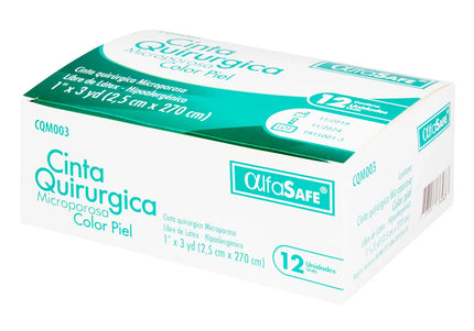 Microporoso Alfa Piel 1/2 3 Y.12 Unds