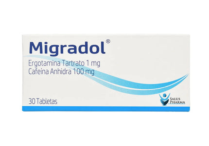Migradol 100 Mg 30 Tapletas