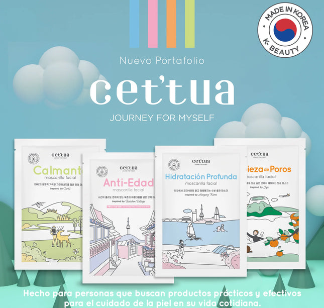 Kit Mascarillas Faciales Cettua 4 Und