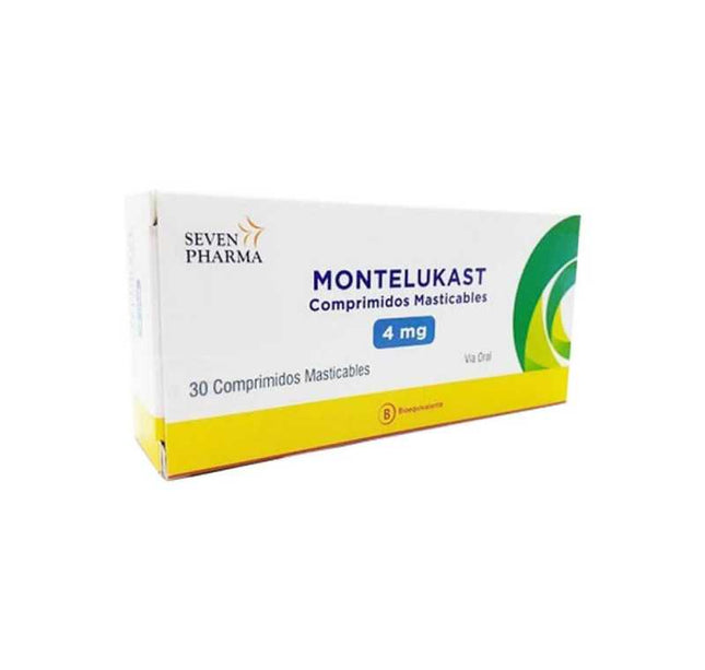 Montelukast Pediatricas 4Mg 30 Tabletas