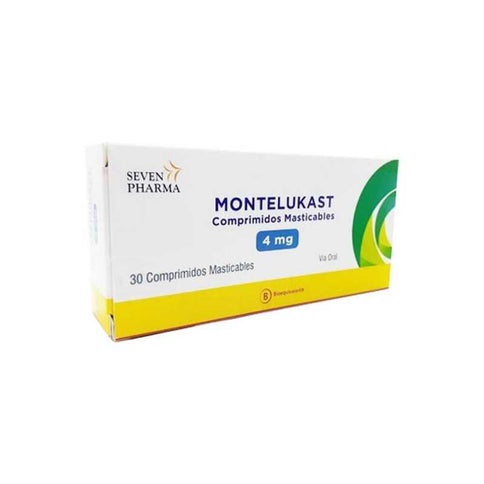 Montelukast Pediatricas 4Mg 30 Tabletas