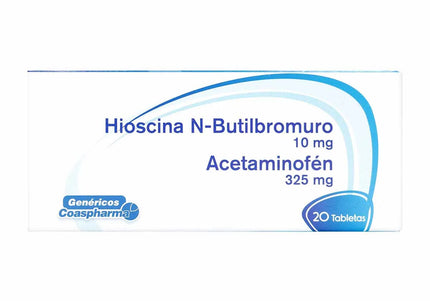 N-Butilbro Hioscina 10+325 Mg 20Tbs Coa