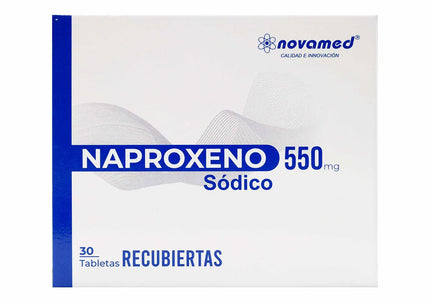 Naproxeno Sodico 550 Mg 30  Tabletas Recubiertas