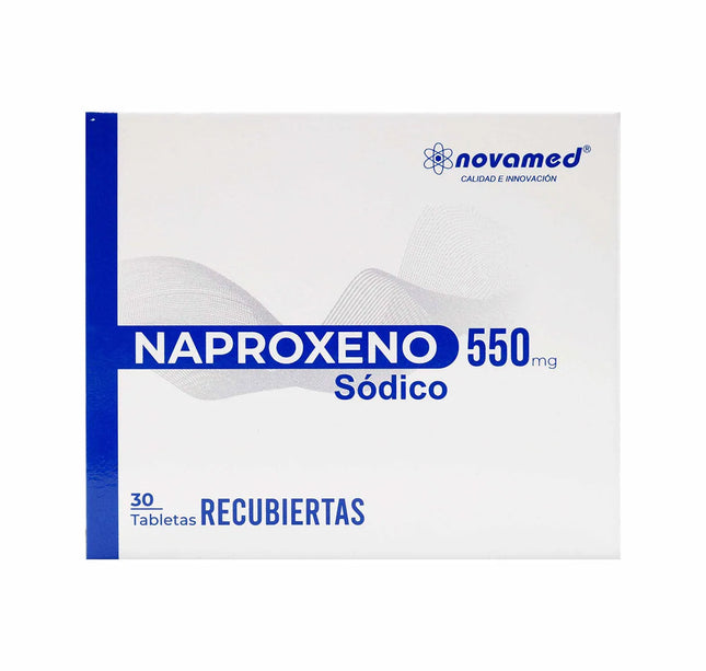Naproxeno Sodico 550 Mg 30  Tabletas Recubiertas