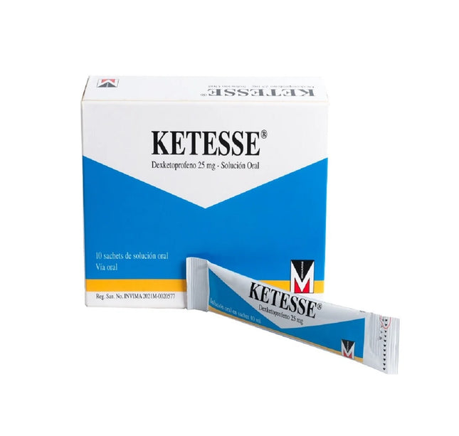 Ketesse 25 Mg Solución Oral 10 Sachets 10 Ml