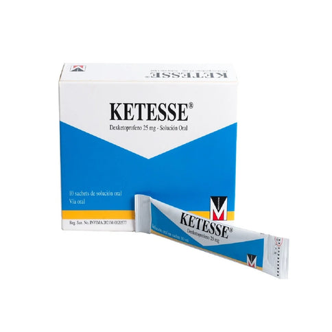 Ketesse 25 Mg Solución Oral 10 Sachets 10 Ml
