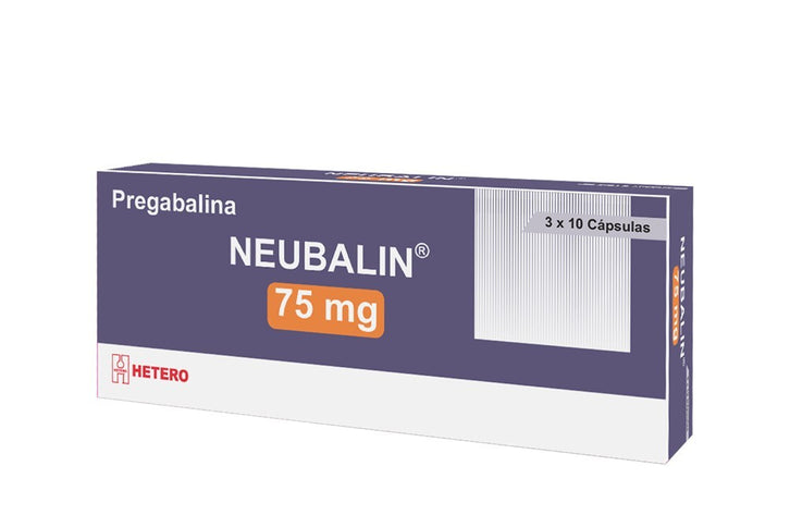 Neubalin 75 Mg 30 Capsulas
