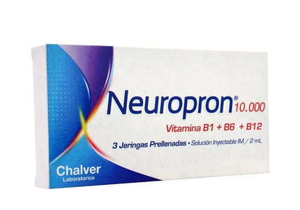 Neuropron 10.000 Sol.Iny.2 Ml 3 Unidades