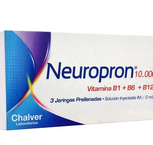 Neuropron 10.000 Sol.Iny.2 Ml 3 Unidades