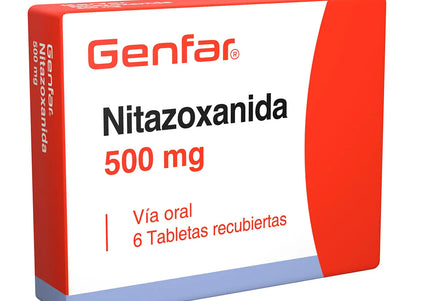 Nitazoxanida 500 Mg 6 Tbs Gf