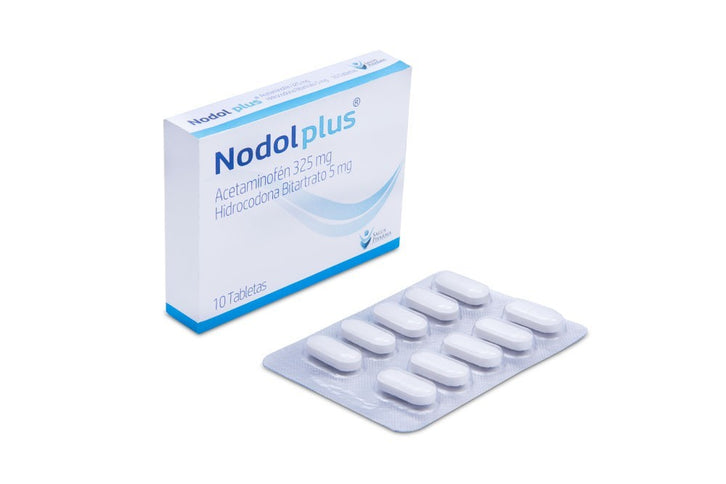Nodol Plus 325/5 Mg 10 Tapletas