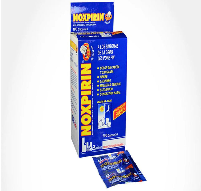 NOXPIRIN PLUS PAGUE 120 LLEVE 124 CAPS