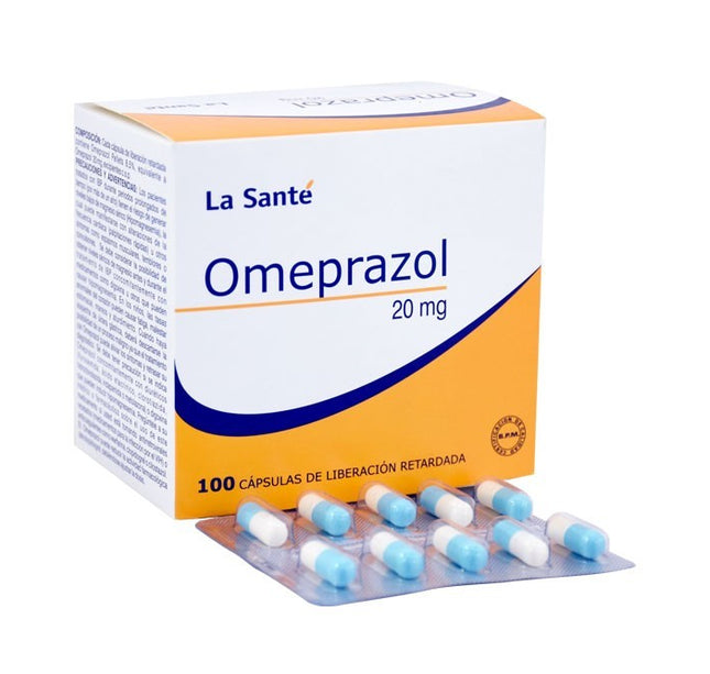 Omeprazol 20 Mg 100 Capsulas LS