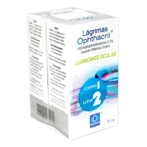 Ophthacril Gotas 15Ml Compra 1 Lleve 2