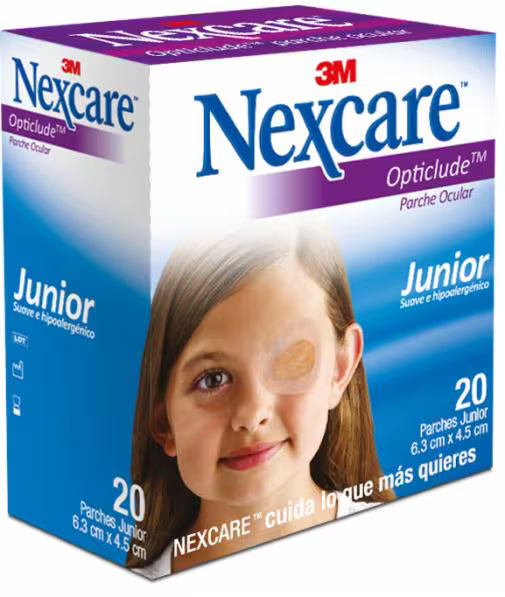 Parche Opticlude Ninos 20 Unidades