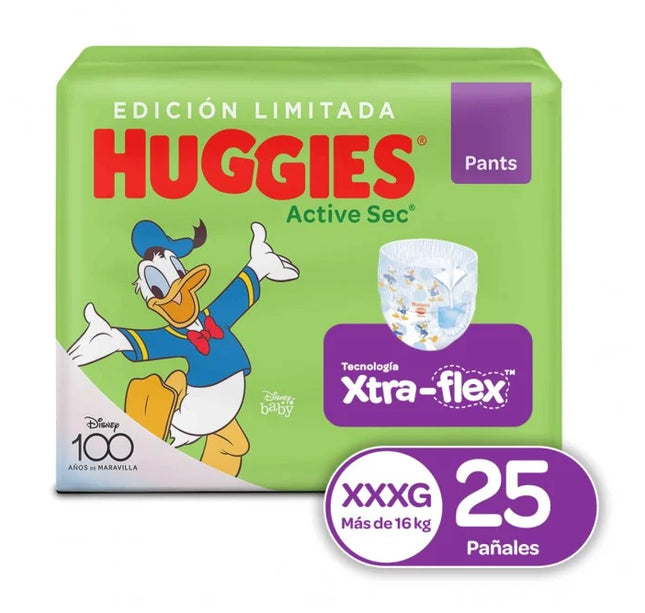Pañales Huggies Active Sec 6/Xxxg 25Und Edición Disney